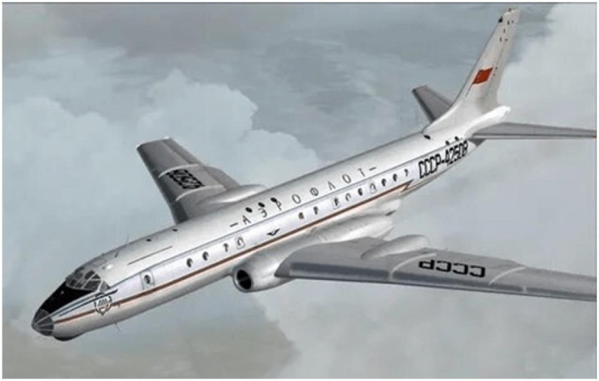 Ту-104 пассажирский самолёт