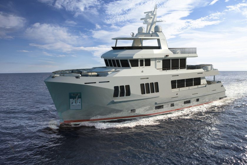Экспедиционная моторная яхта Беринг 115