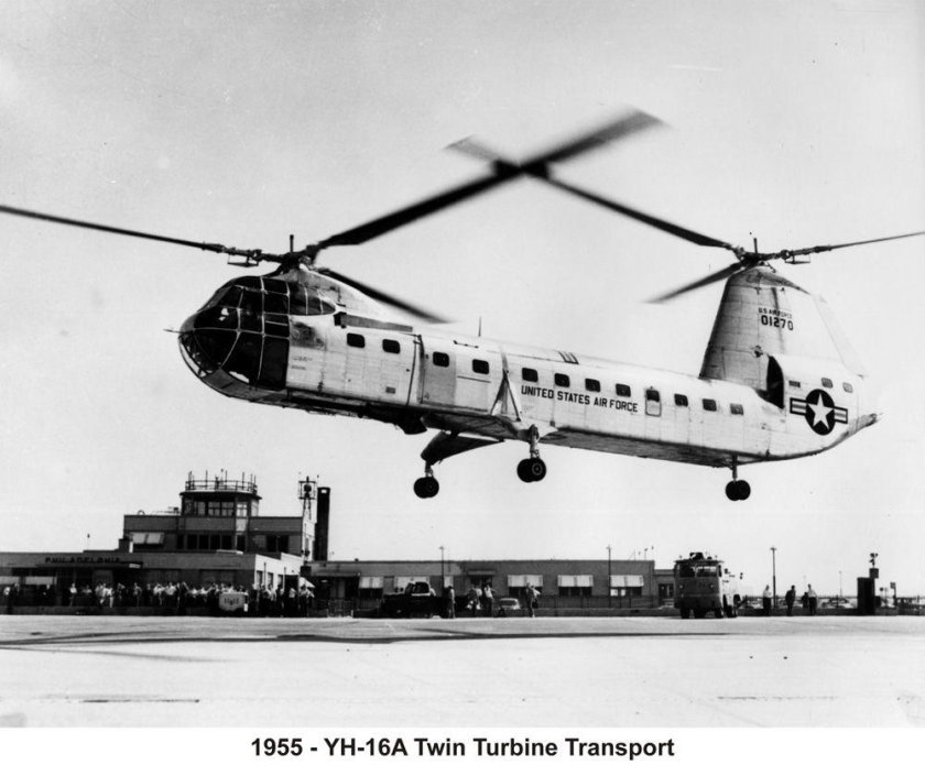 Двухвинтовой вертолет Piasecki h-16