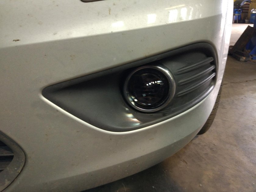 Антихром внутренней части туманок