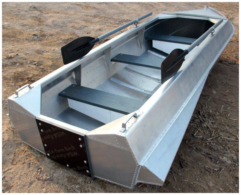 Алюминиевая лодка романтика-н 3.5 м. булями