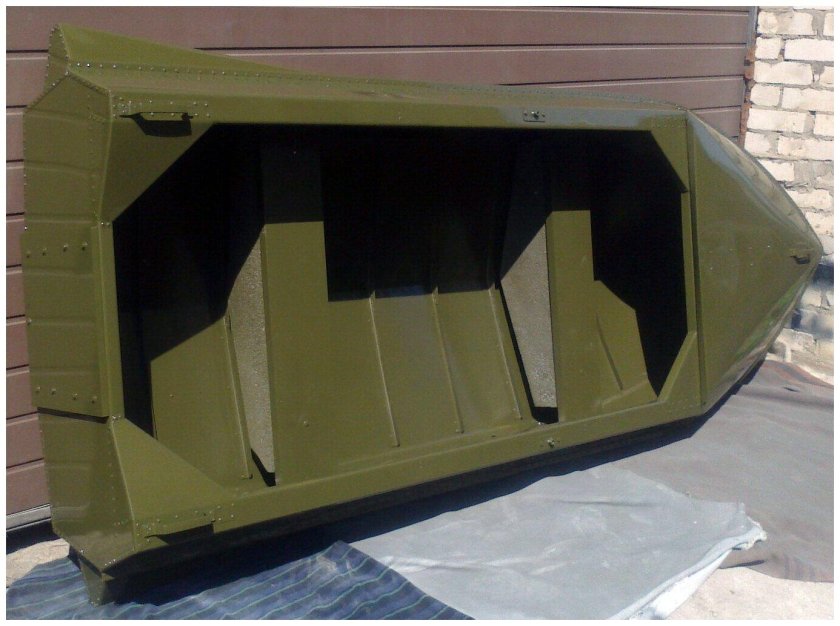 Алюминиевая лодка романтика-н 3.0 м., с булями