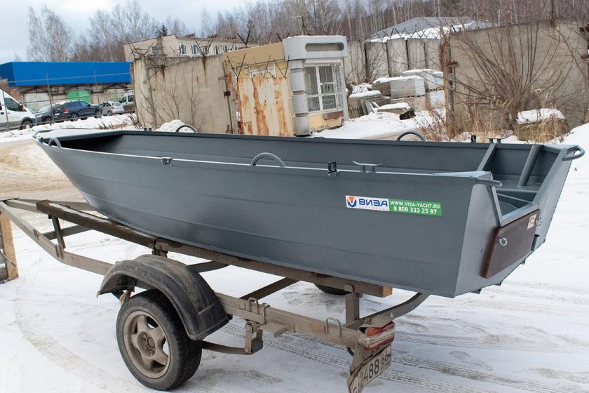 Лодка скиф алюминиевая