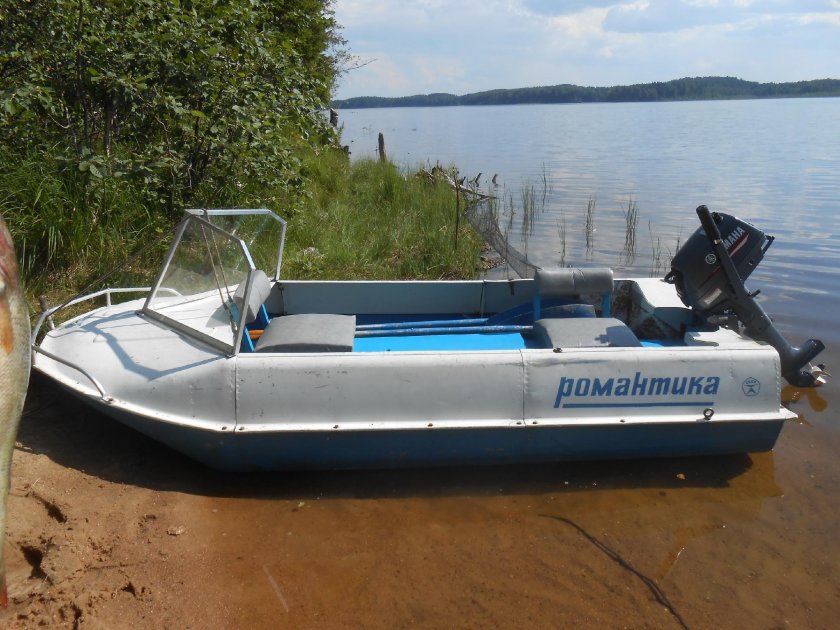 Лодка романтика 3 секционная