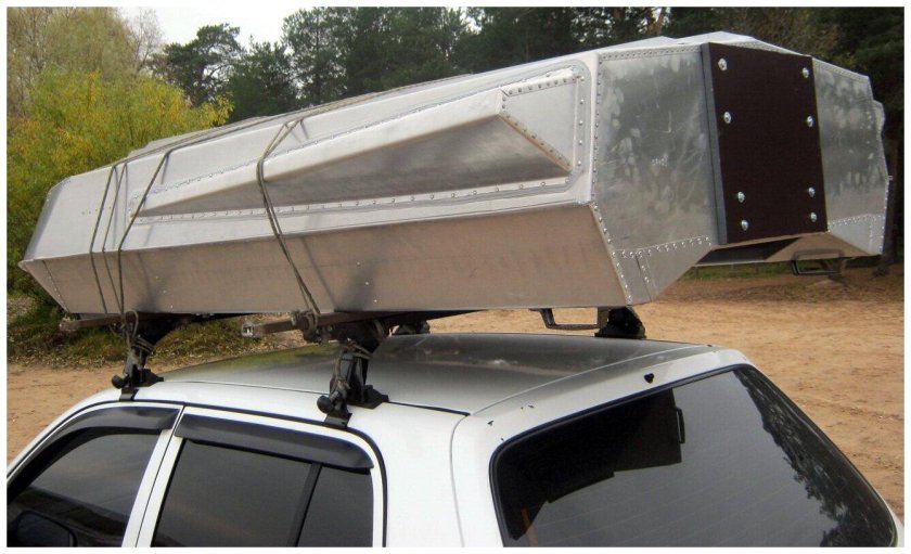 Алюминиевая лодка романтика-н 3.5 м. булями