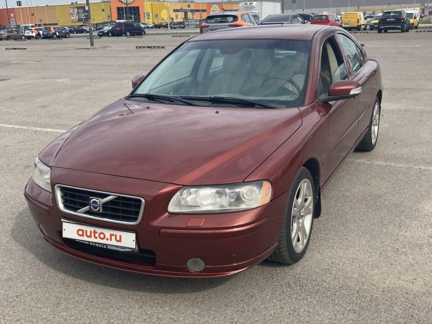 Вольво s60 2007 красная