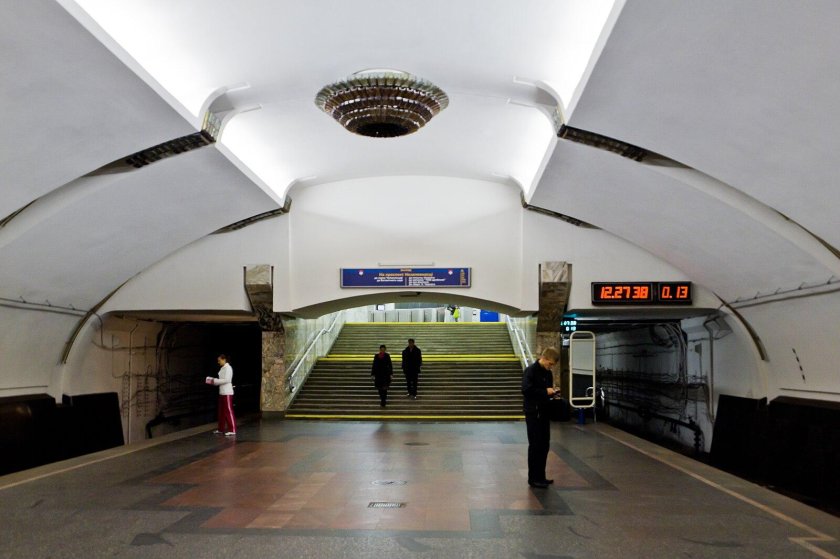 Станция Минского метрополитена парк Челюскинцев