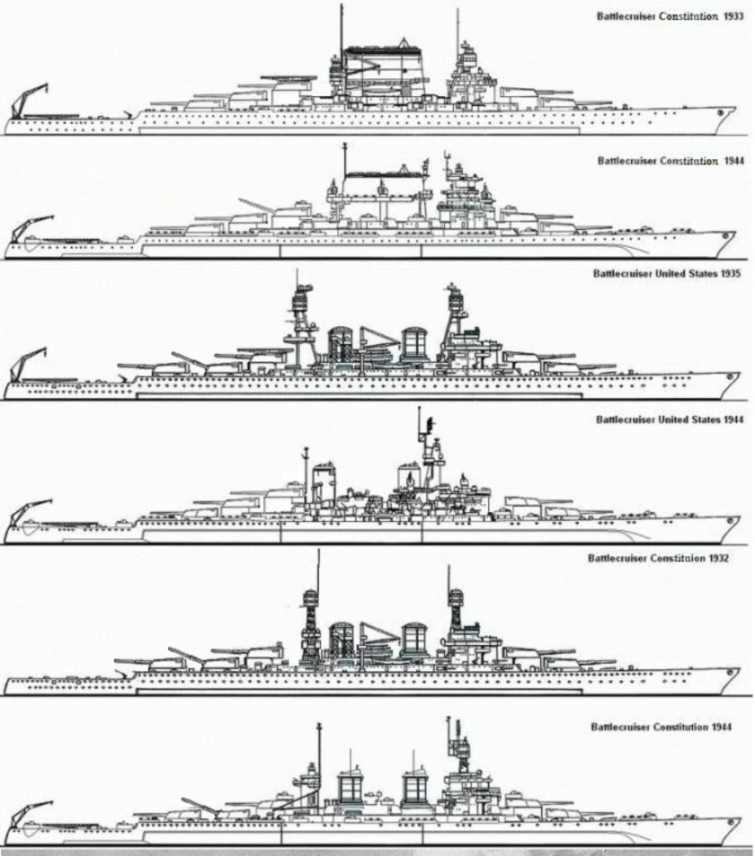 Линкоры второй мировой войны чертежи