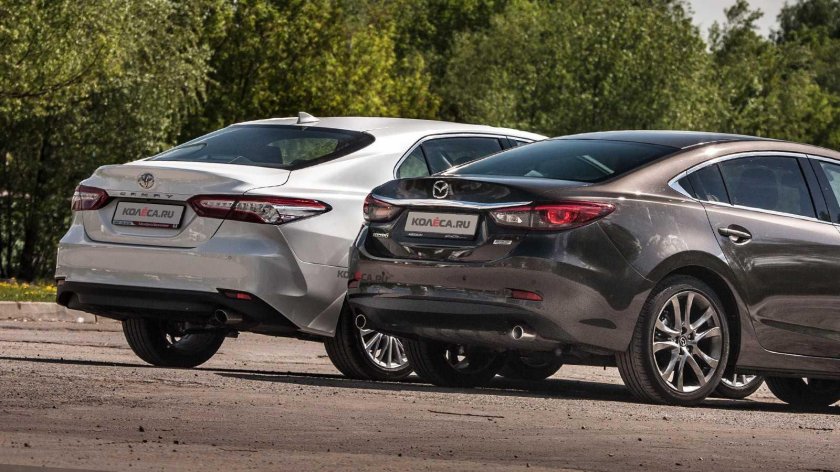 Мазда 6 и Камри 70
