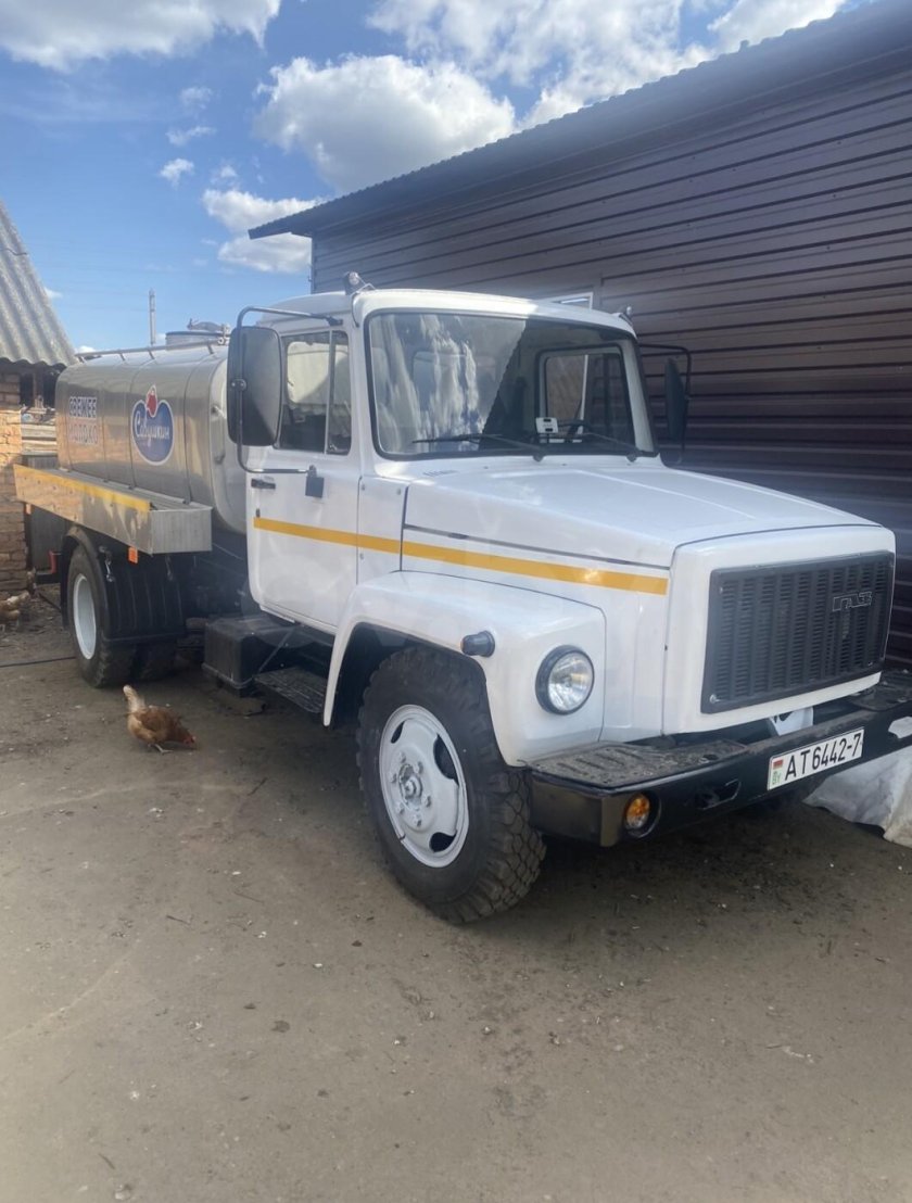 Молоковоз газ