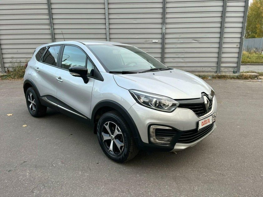 Рено каптур серебристый
