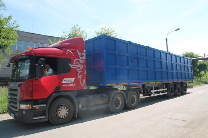 Полуприцеп ломовоз БЗАП