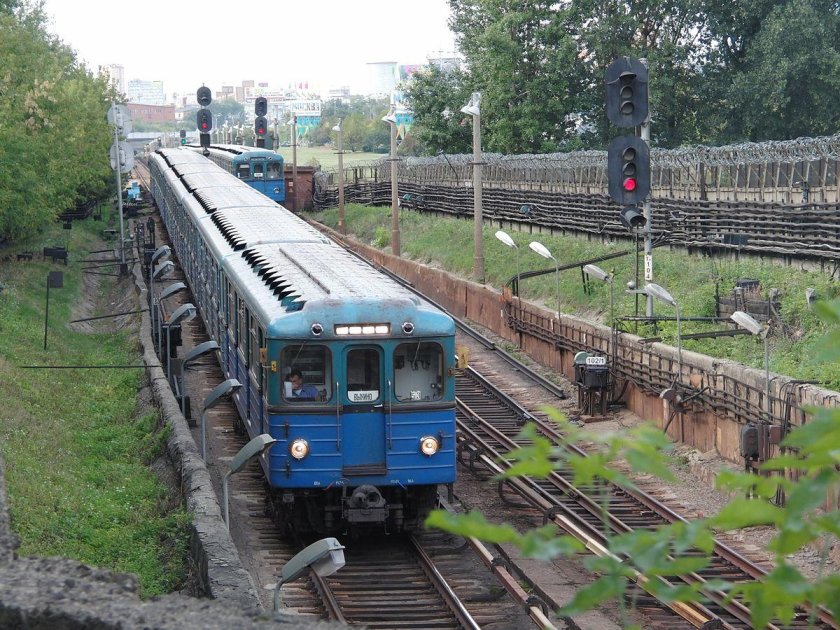 Наземный перегон Волгоградский проспект Текстильщики