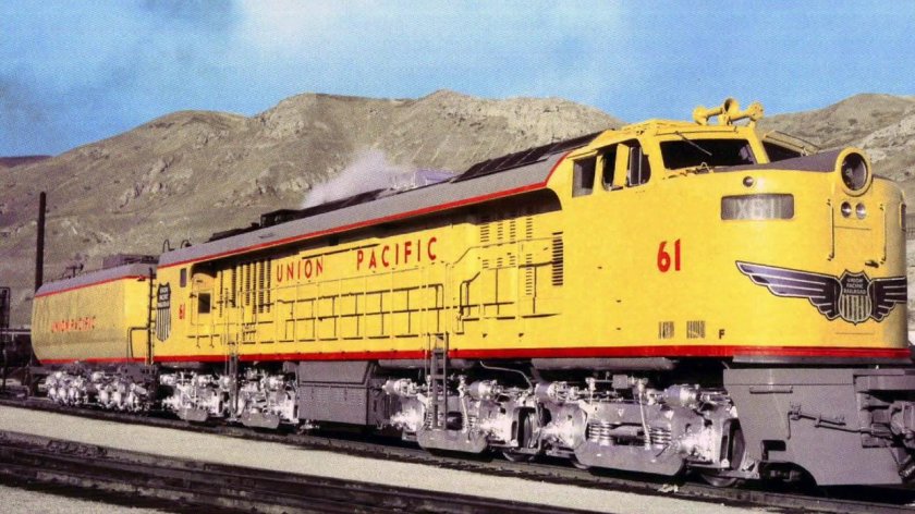 Дизельный Локомотив Юнион Пасифик