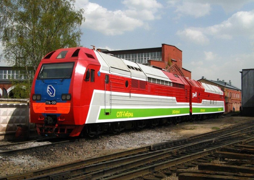 Газотурбовоз Локомотив гт1h002