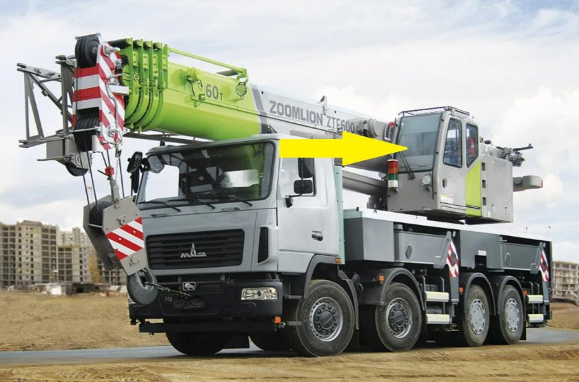 Автокран Зумлион-МАЗ ZMC-25