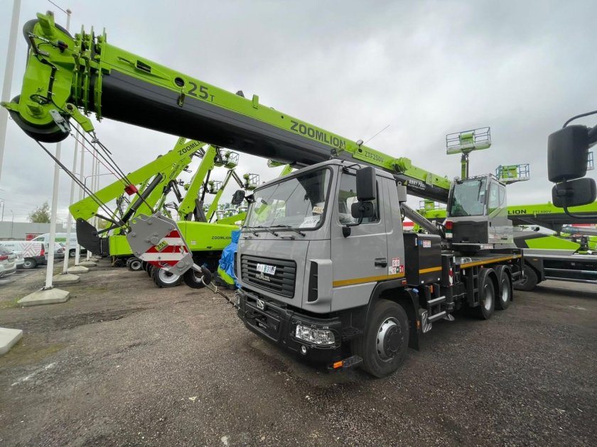 Автокран зумлион-маз zmc-25