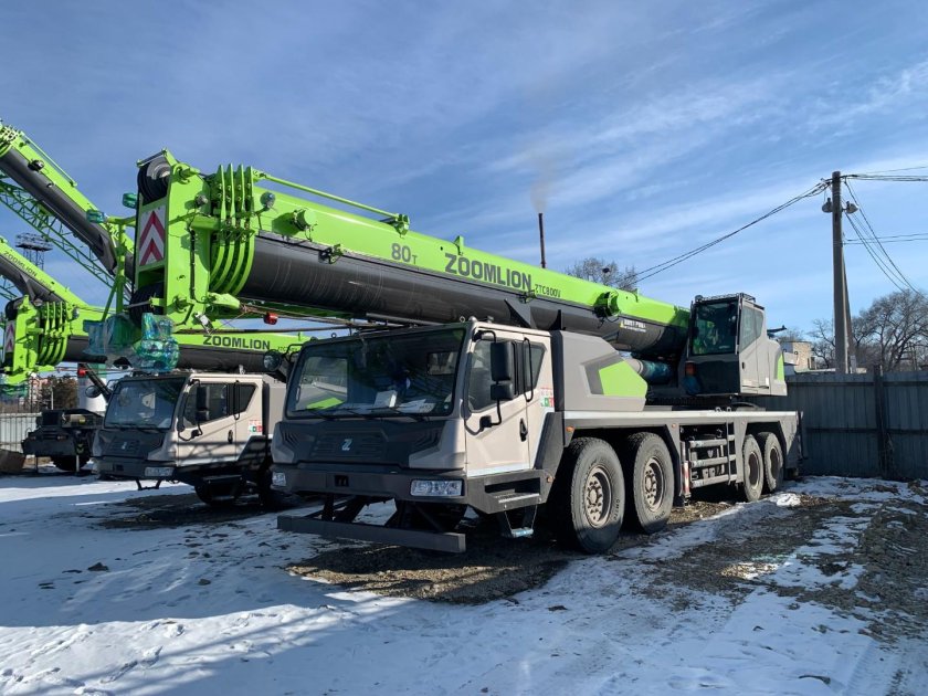 Зумлион кран 80 тонн