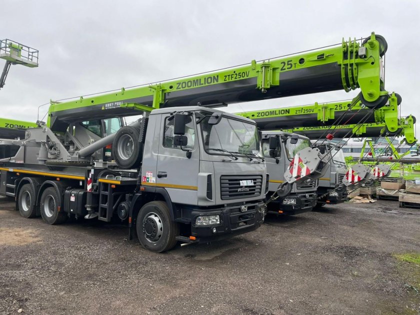 Автокран Зумлион-МАЗ ZMC-25