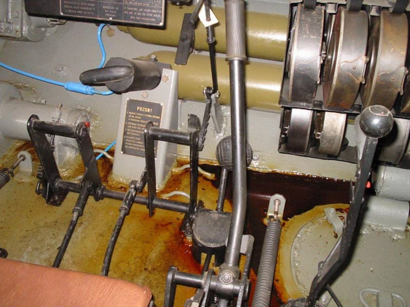 Рычаги управления т-34