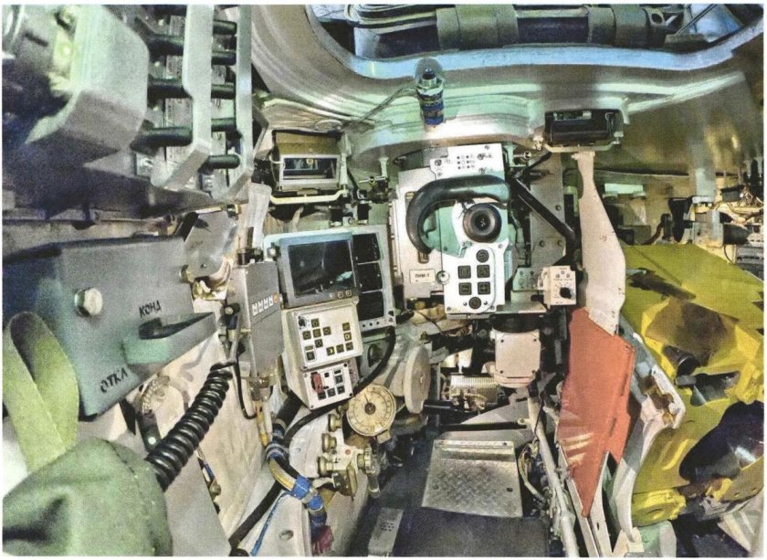 Внутри танка т-90