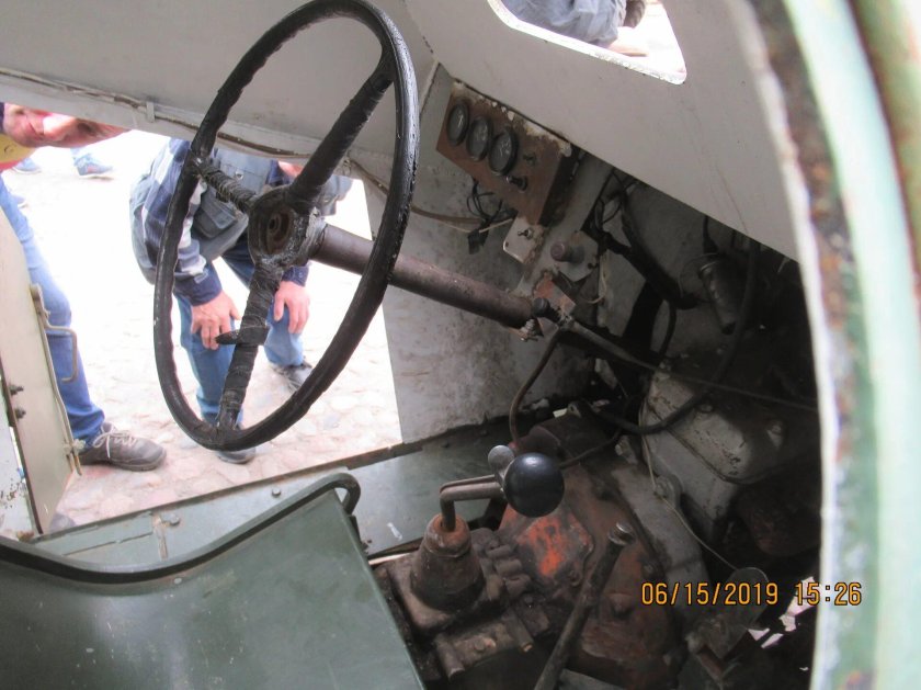 Внутри танка БТ-7