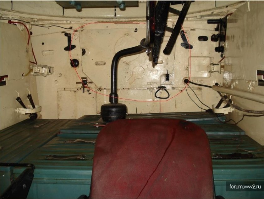 Салон танка т 34 85