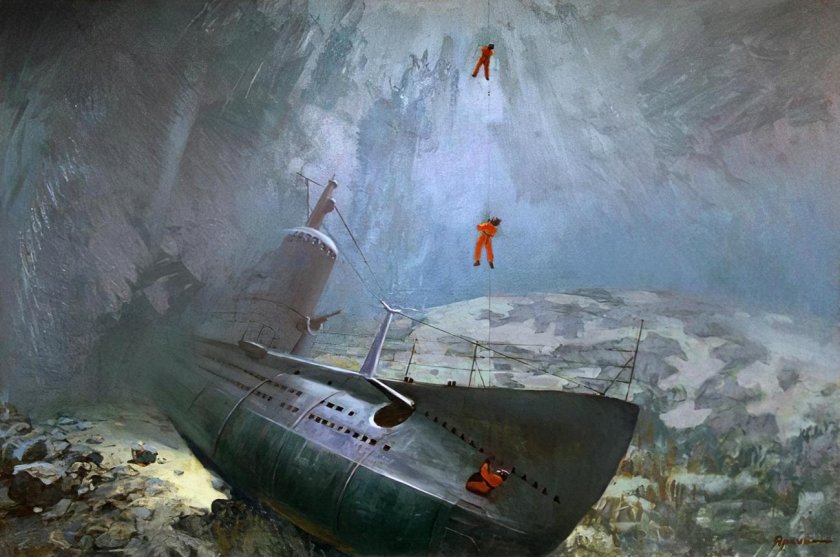 Художник Владимир Мухачев картины. Подводные лодки