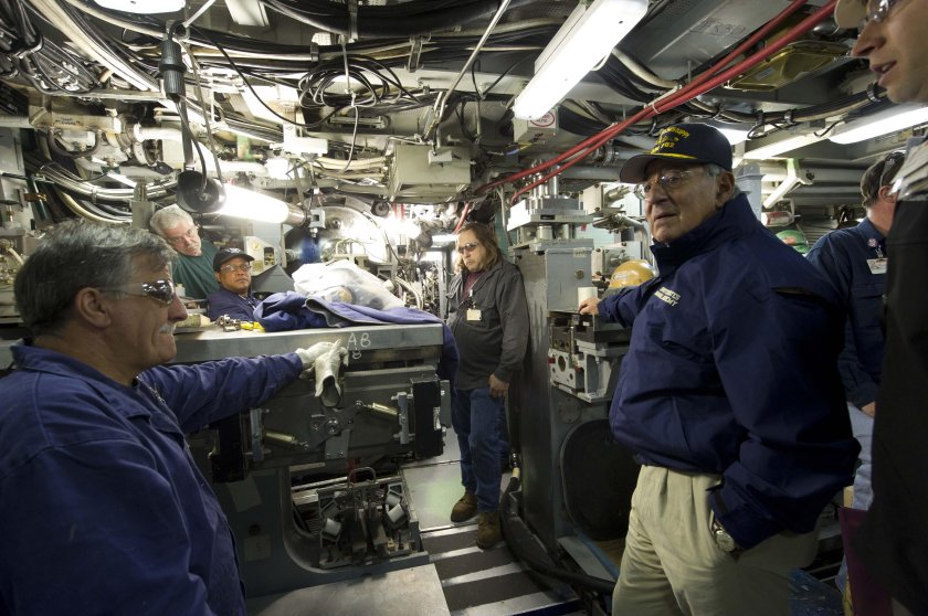 Внутри подводной лодки сша