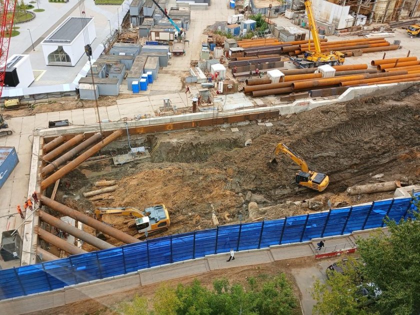 Строительство метро