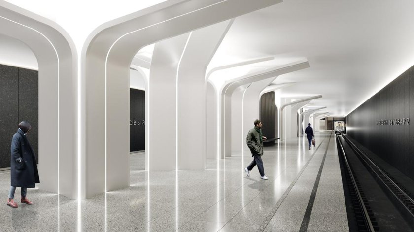 Проект станции кленовый бульвар 2