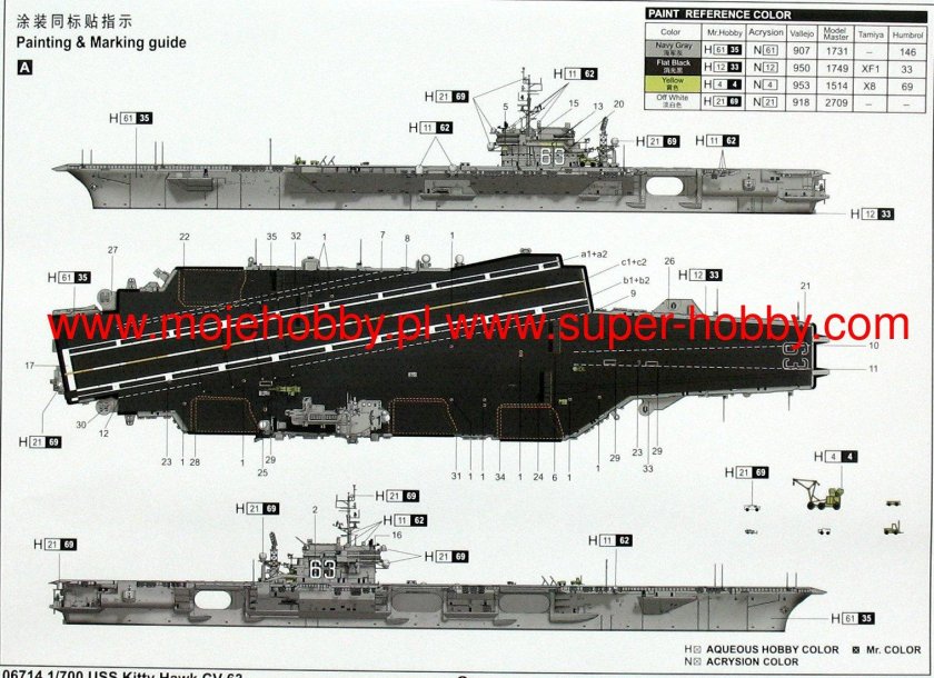 Авианосец Китти Хок чертежи