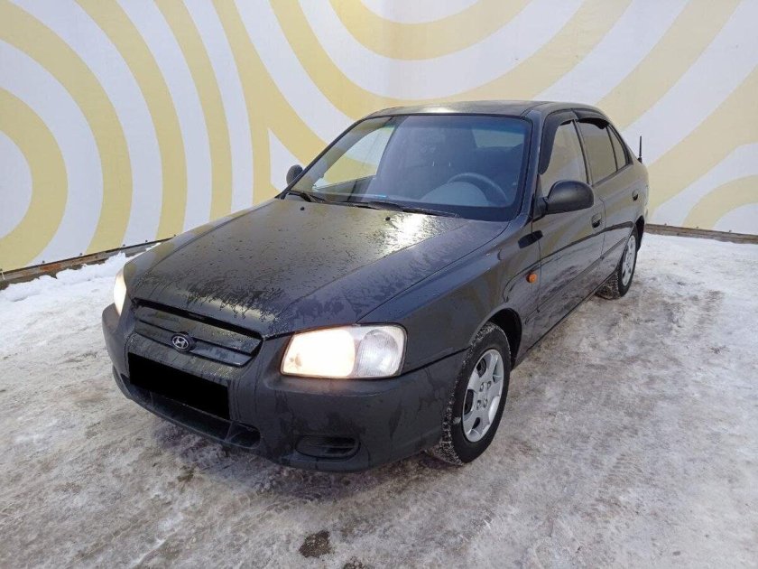 Хундай акцент 2004 фиолетовый