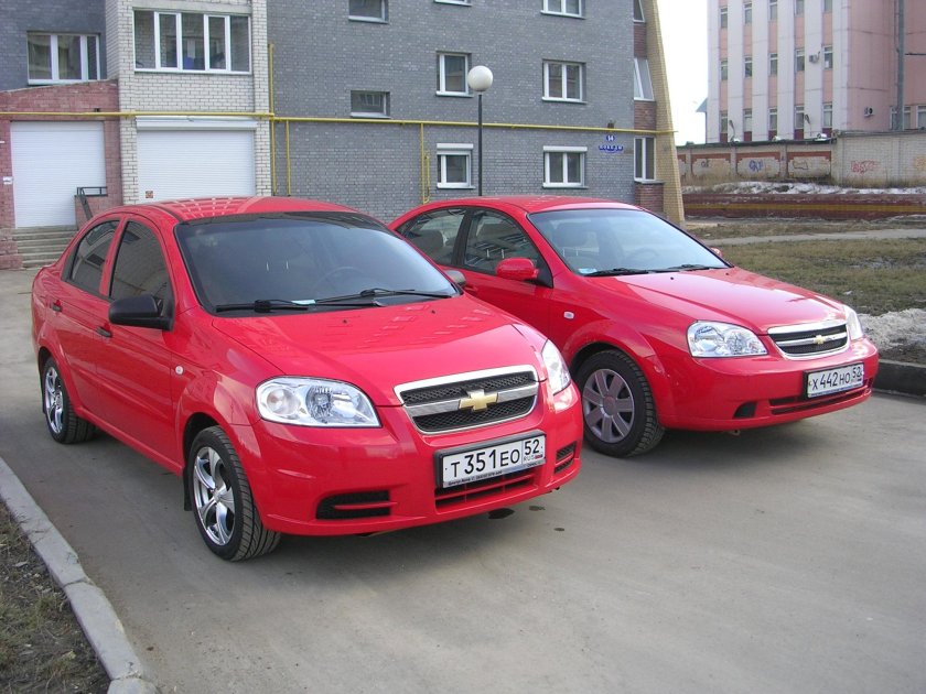 Шевроле Авео и Лачетти