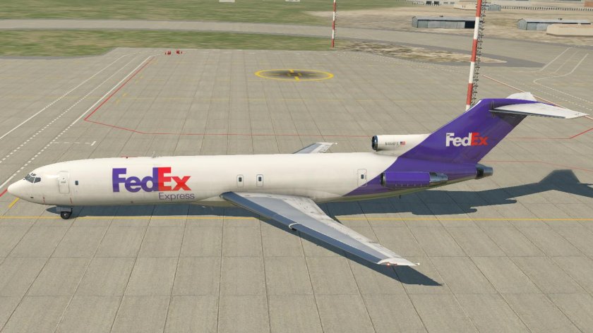 Боинг 727 fedex