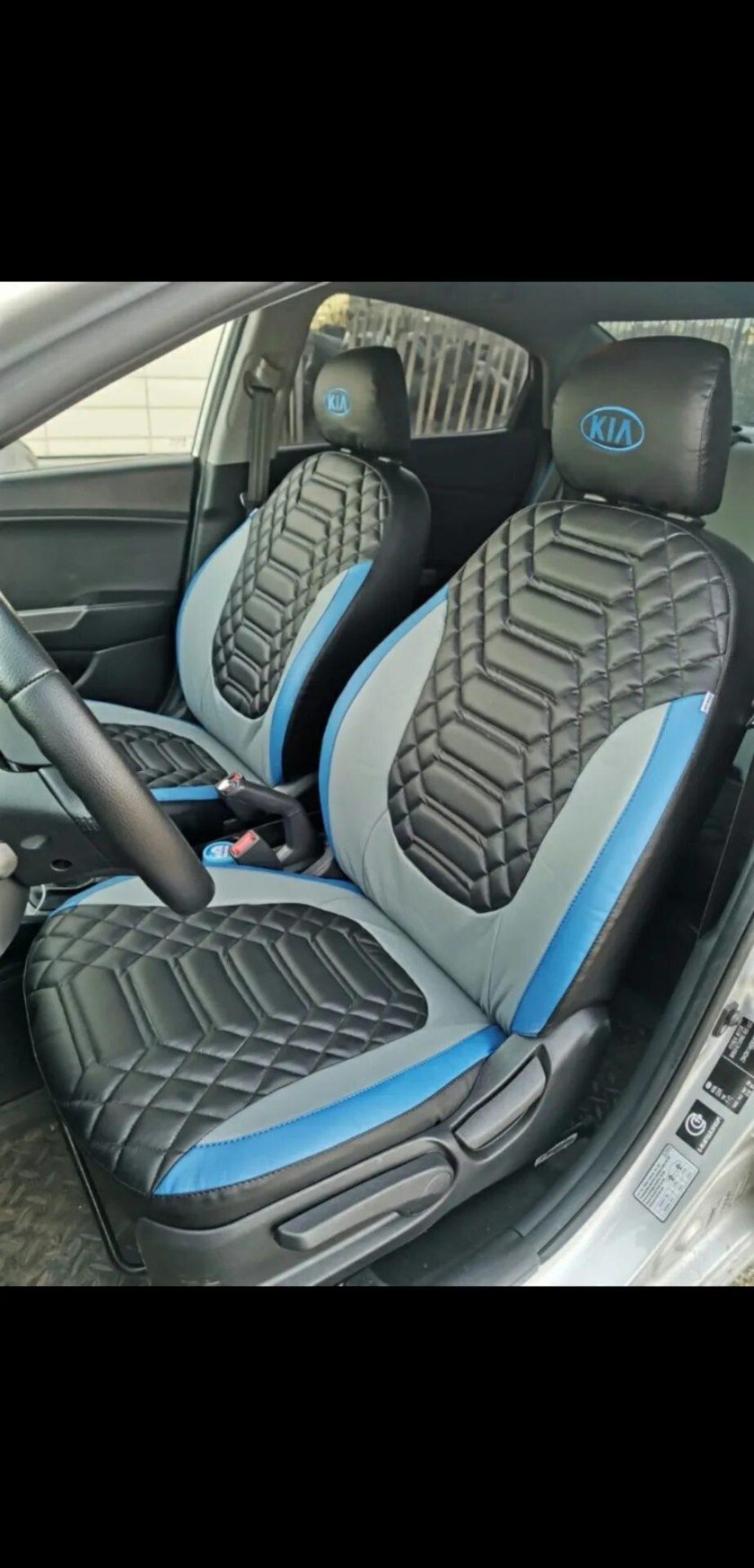 Авточехлы Анаконда экокожа алькантара