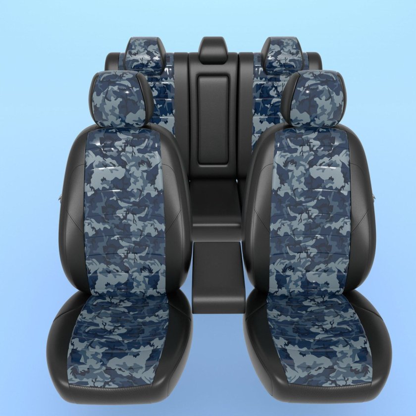 Авточехлы Citroen c4 II "Лима" жаккард-экокожа, ромбик серый