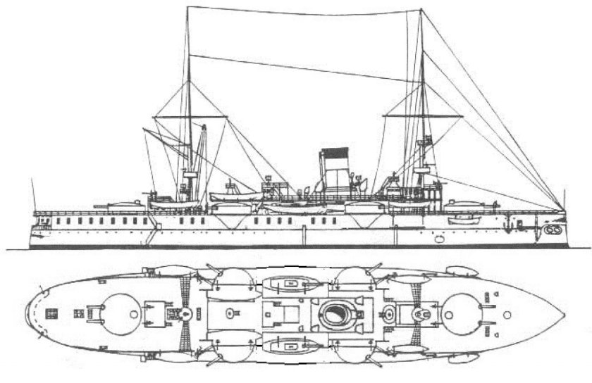 Броненосный крейсер Адмирал Нахимов