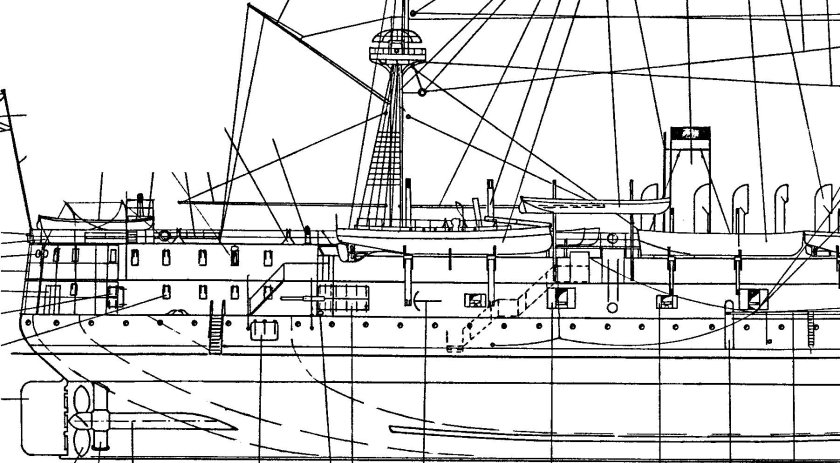 Броненосец Николай 1 чертежи