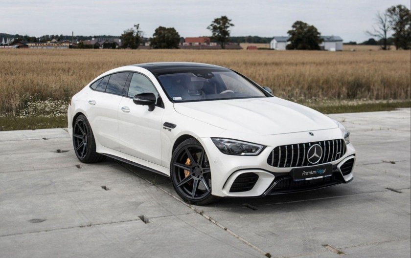 Мерседес gt 63s белый