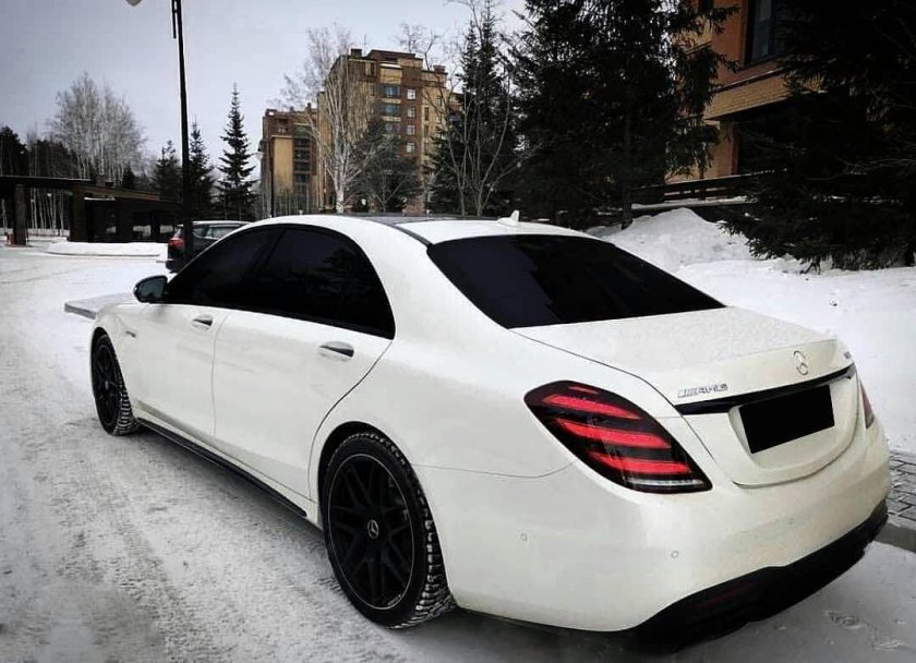 Мерседес s63 AMG белый