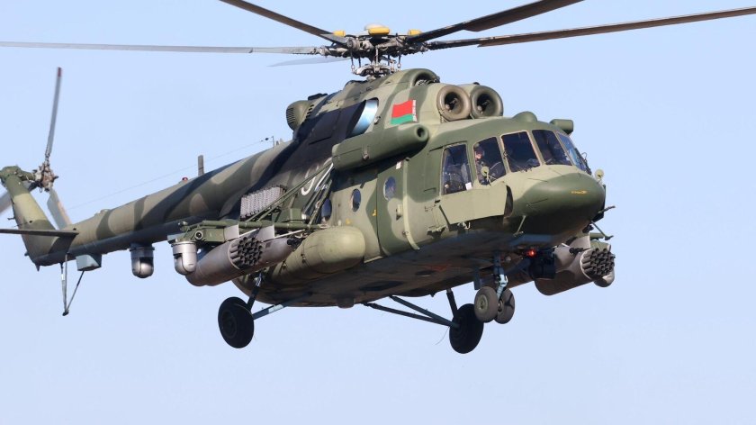 Военный вертолет ми 8