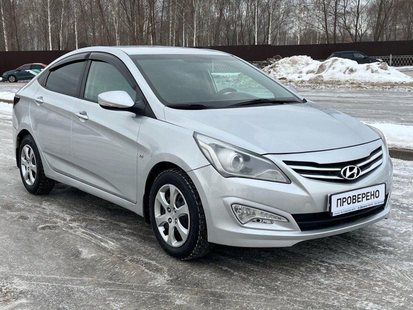 Хендай солярис 2016 серебристый