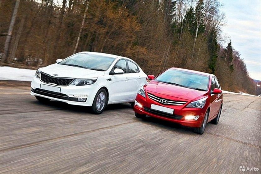 Kia Rio и Hyundai Solaris