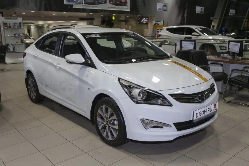 Хендай солярис 2015 белый