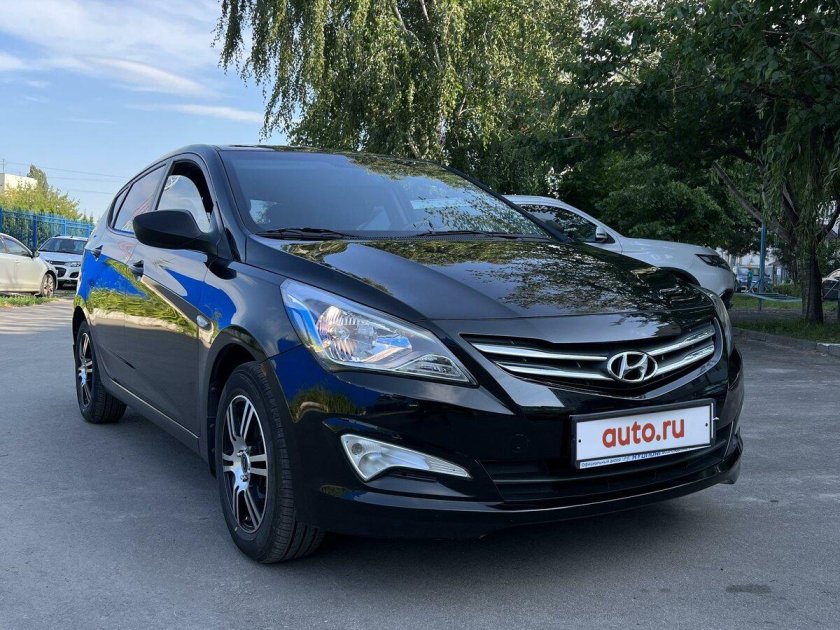 Хендай солярис 2014 черный