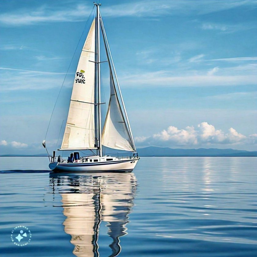 Яхта на море