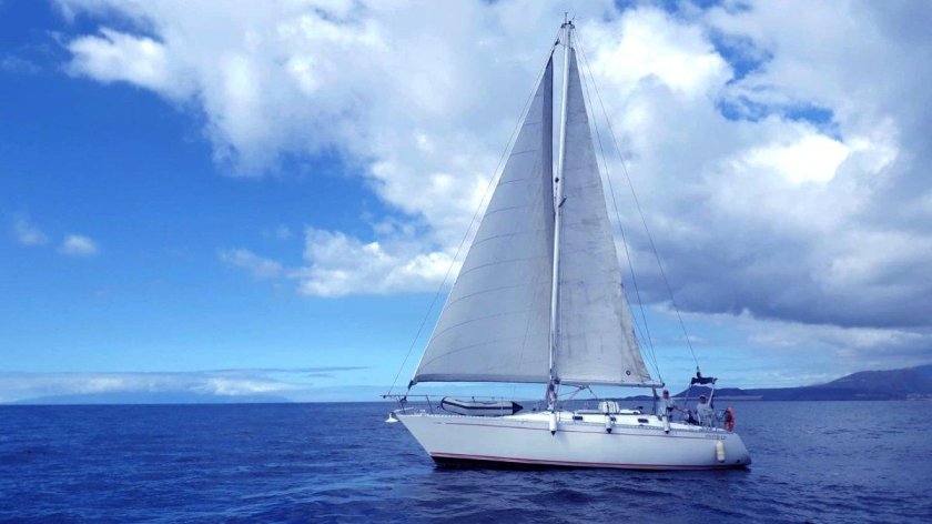 Океанская парусная яхта