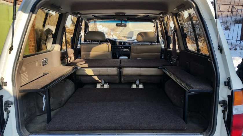 Toyota Land Cruiser 78 салон спальник