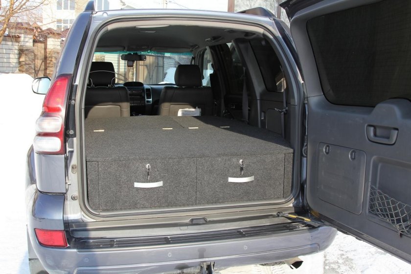 Спальник в Тойота ленд Крузер Прадо 120